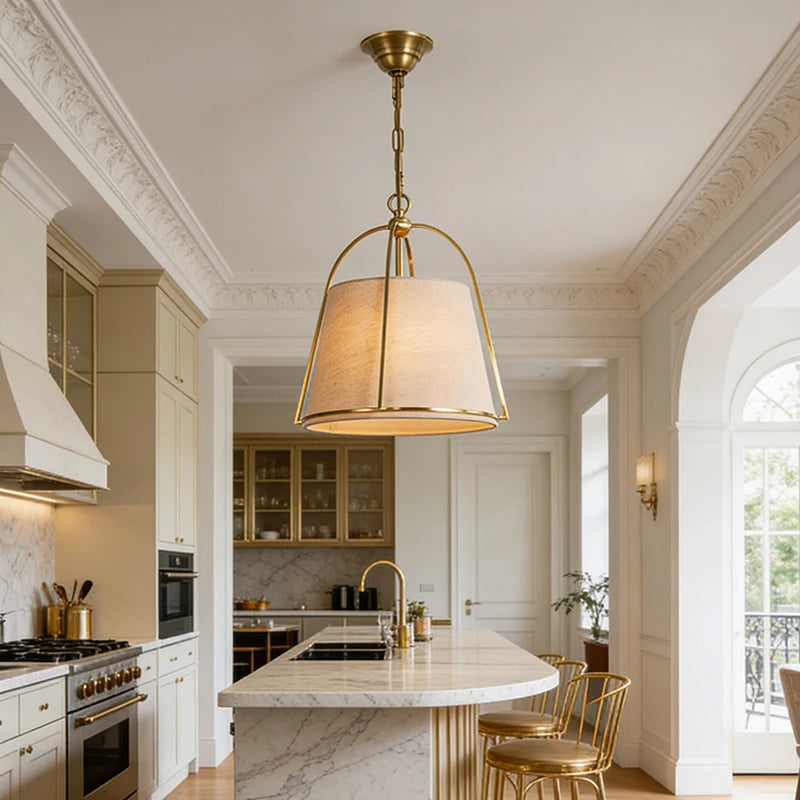 Flavia | Fabric Pendant Light