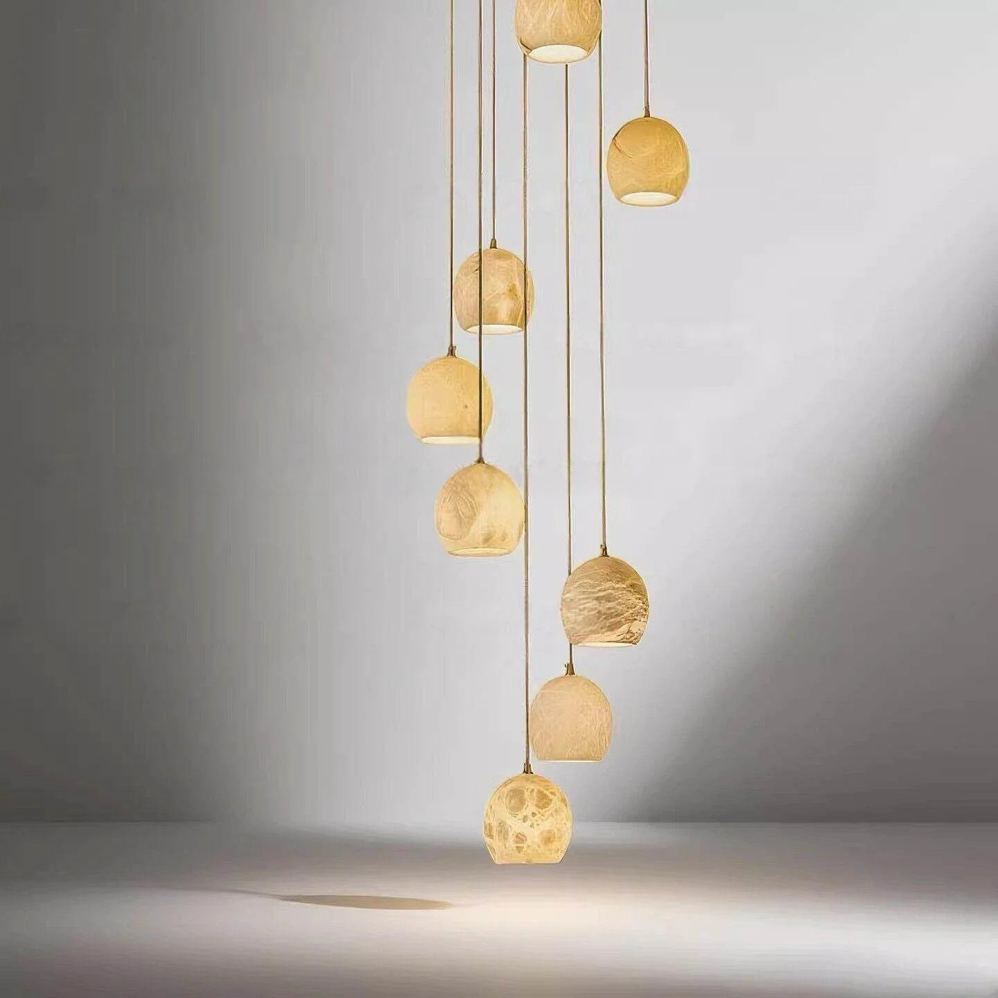 Ottavia | Marble Staircase Pendant Lamp