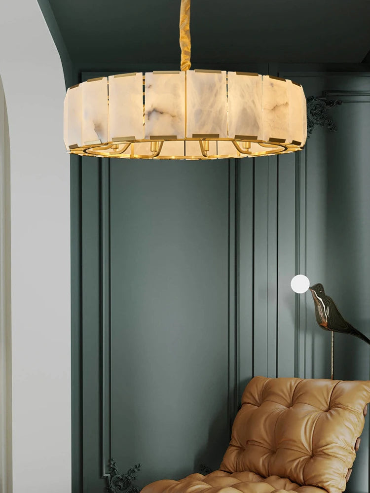 Ilaria | Rectangular Alabaster Chandelier