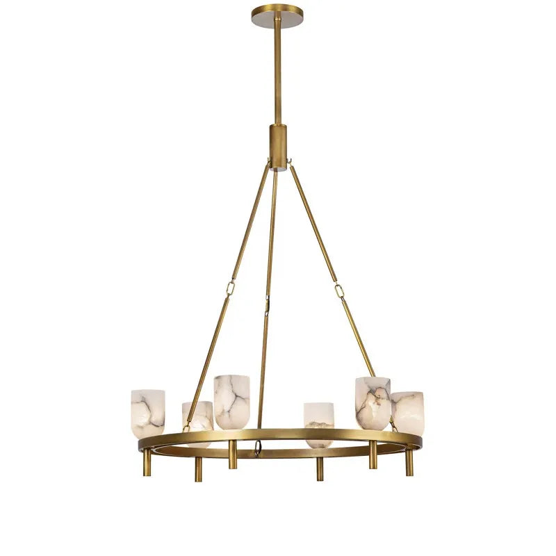 Zita | Snowflake Marble Chandelier