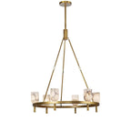 Zita | Snowflake Marble Chandelier
