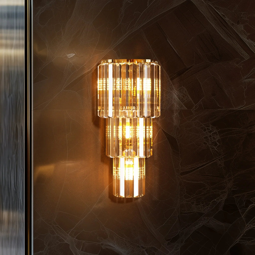 Celeste | Tiered Crystal Wall Sconce