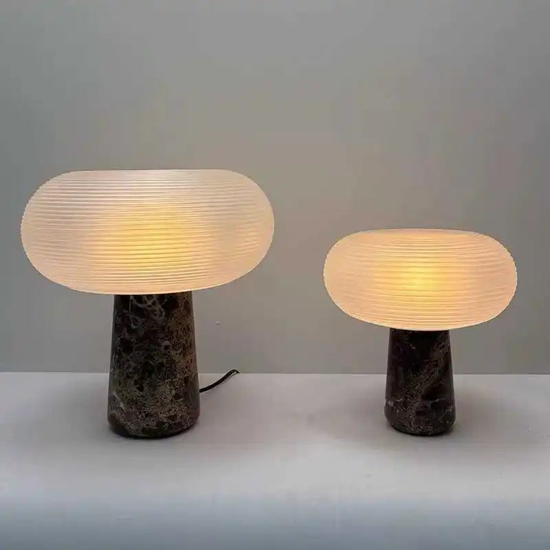 Anthea | Marble and Glass Table Lamp