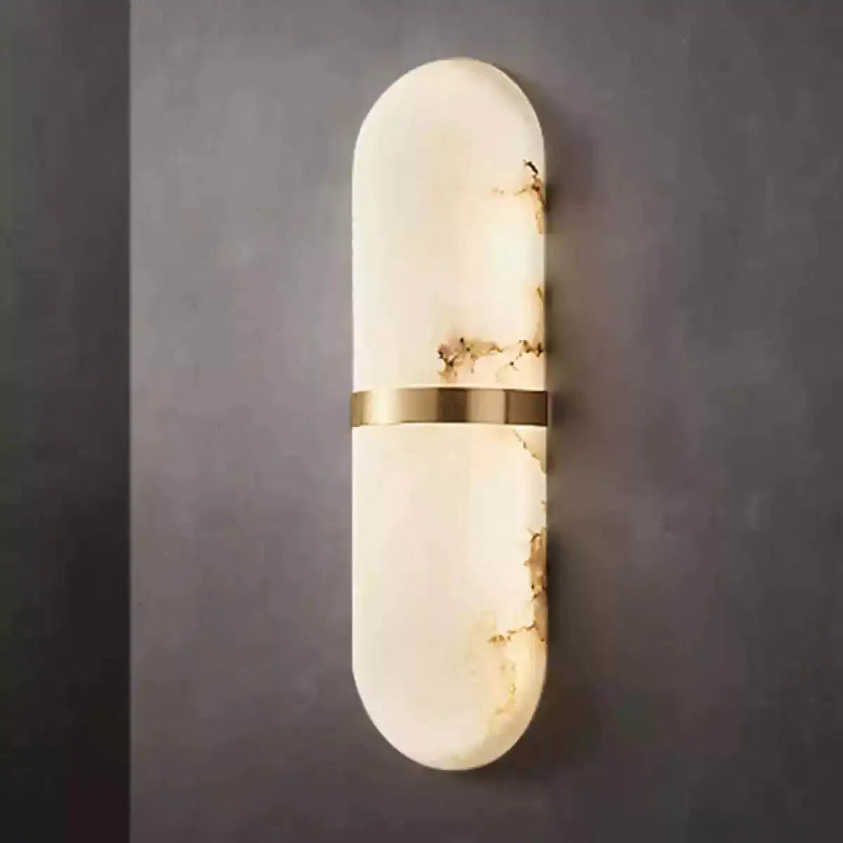 Juliette | Alabaster & Copper Wall Light
