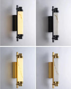 Aether | Marble-Effect Linear Wall Lamp