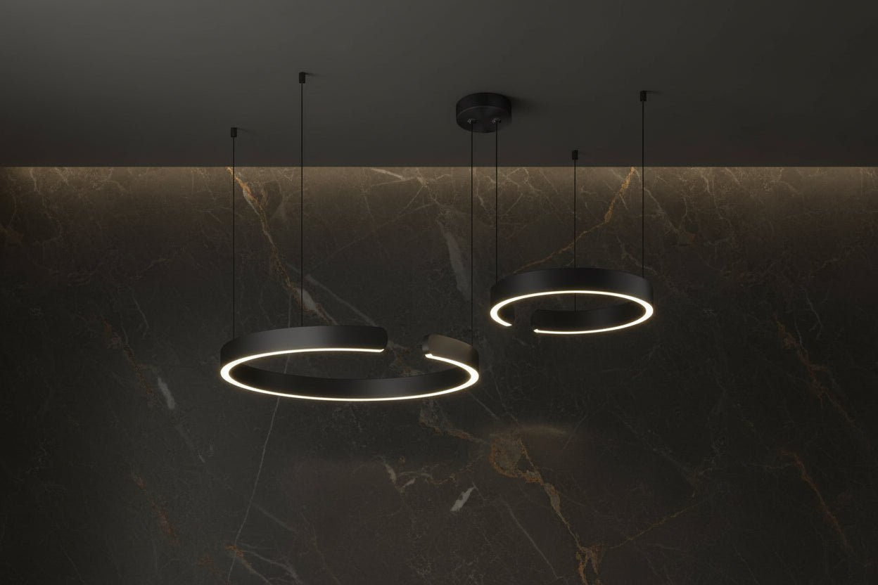 Joaquim | Nordic Aluminium Ring Chandelier