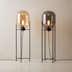 Albina | Amber Glass Floor Lamp