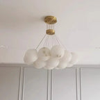 Bianca | Spherical Marble Chandelier