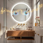 Runa | Smart Bluetooth Round LED Bathroom Mirror