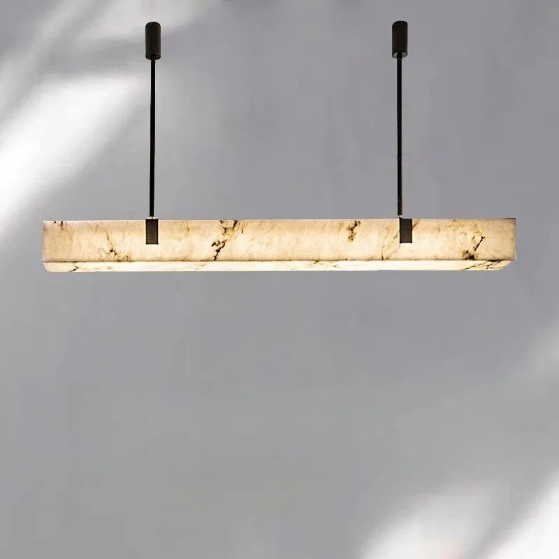 Zeus | Linear Marble Kitchen Island Pendant