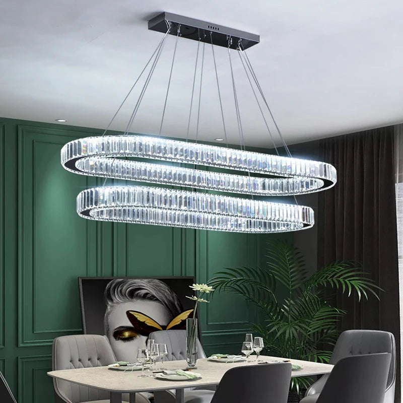 Lumen | Crystal Linear Chandelier
