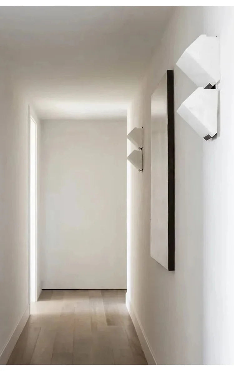 Hestia | Alabaster & Copper Bedside Sconce