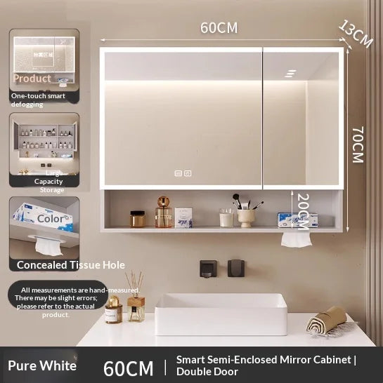 Freja | LED Anti-Fog Bathroom Mirror