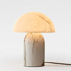 Kassia | Marble Effect Mushroom Table Lamp