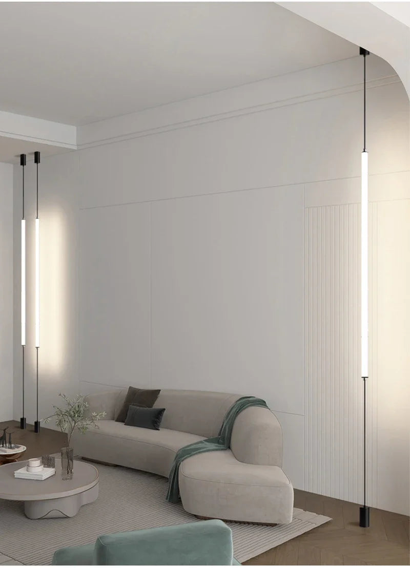 Bragi | Linear Hanging Floor Lamp
