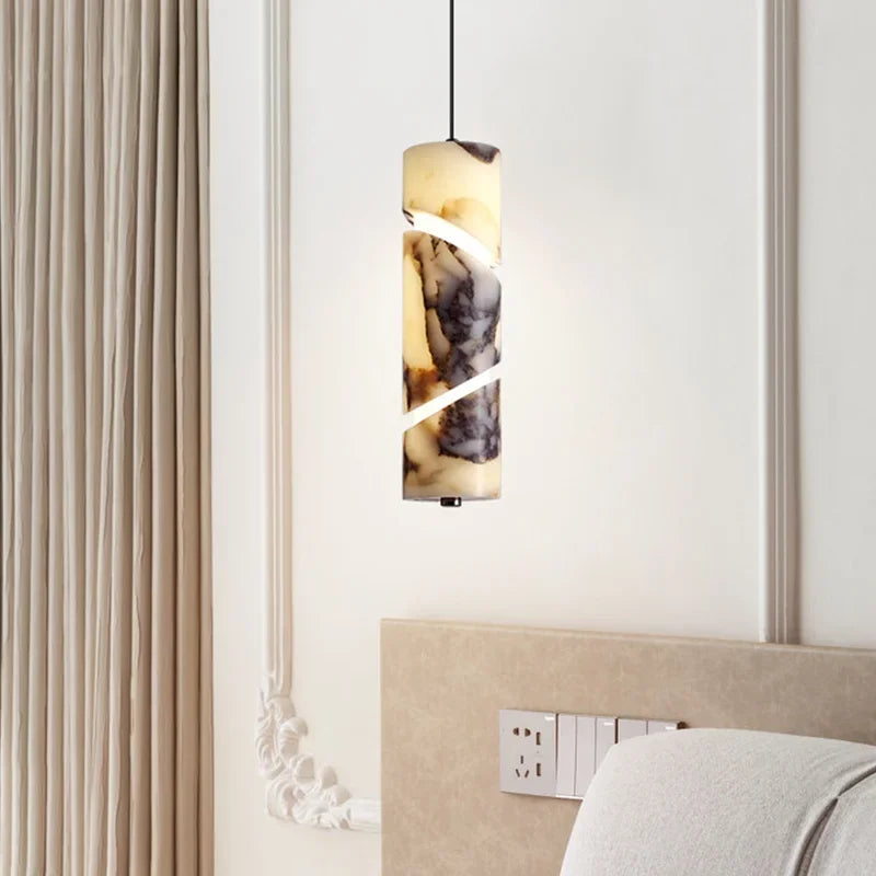 Palmira | Marble and Iron Pendant Light