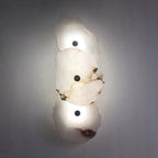 Athena | Natural Marble Multi-Stone Wall Sconce