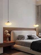 Delfina | Alabaster Bedside Pendant Light