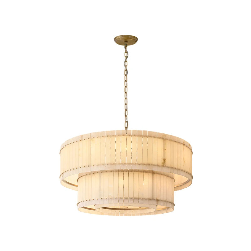 Lumière | Natural Alabaster Linear Chandelier