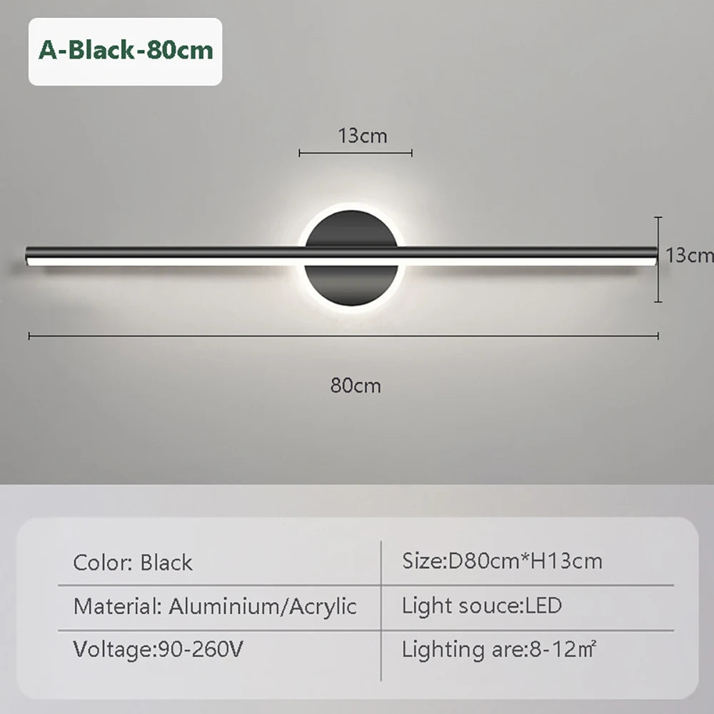 Linnea | Minimalist LED Vanity Wall Light