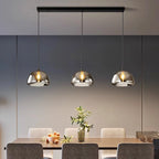 Astrid | Modern Glass LED Chandelier