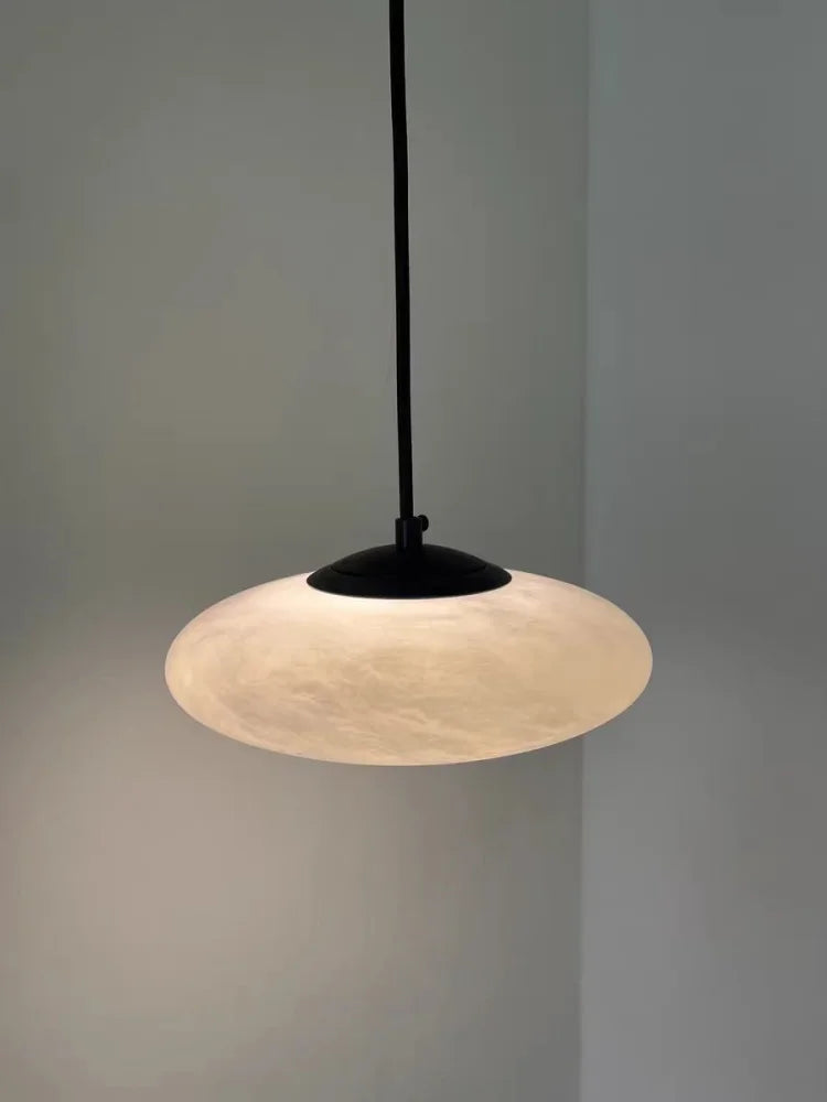 Delfina | Alabaster Bedside Pendant Light