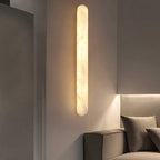 Apollo | Long Oval Alabaster Wall Sconce