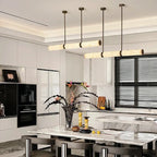 Fulvia | Long Alabaster Linear Chandelier