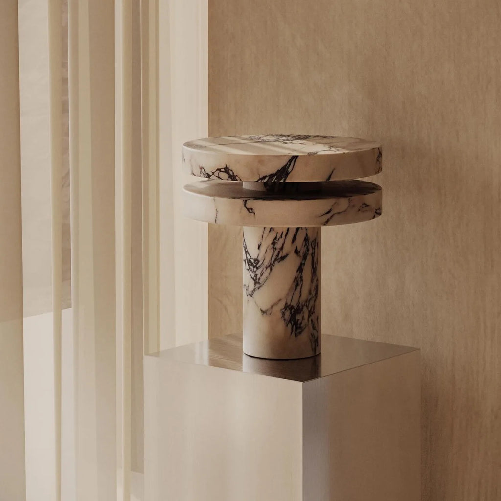 Danae | Cordless Marble Table Lamp