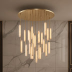 Blanche | Linear Alabaster Pendant Chandelier