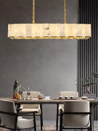 Ilaria | Rectangular Alabaster Chandelier