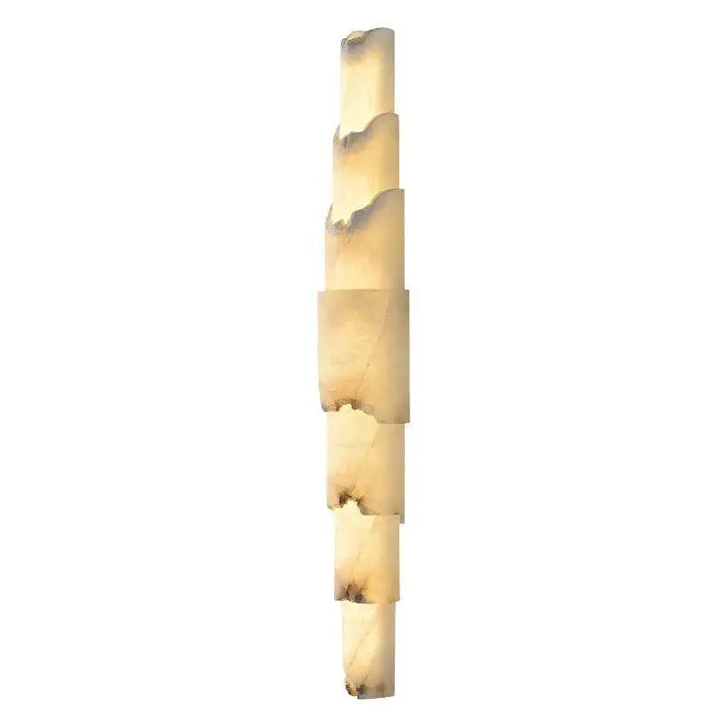 Alessia | Minimalist Alabaster Wall Sconce