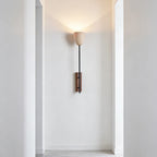 Theron | Stone and Wood Wall Sconce