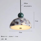 Chloris | Green Marble Pendant