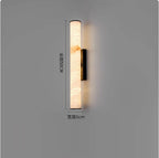 Aether | Marble-Effect Linear Wall Lamp