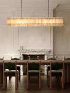 Lumière | Natural Alabaster Linear Chandelier