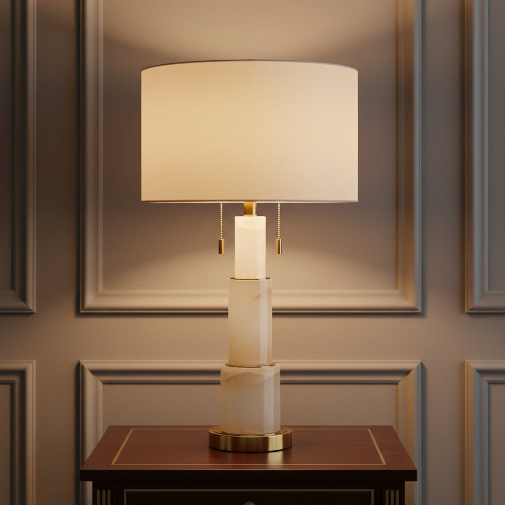 Amélie | Natural Spanish Alabaster Table Lamp