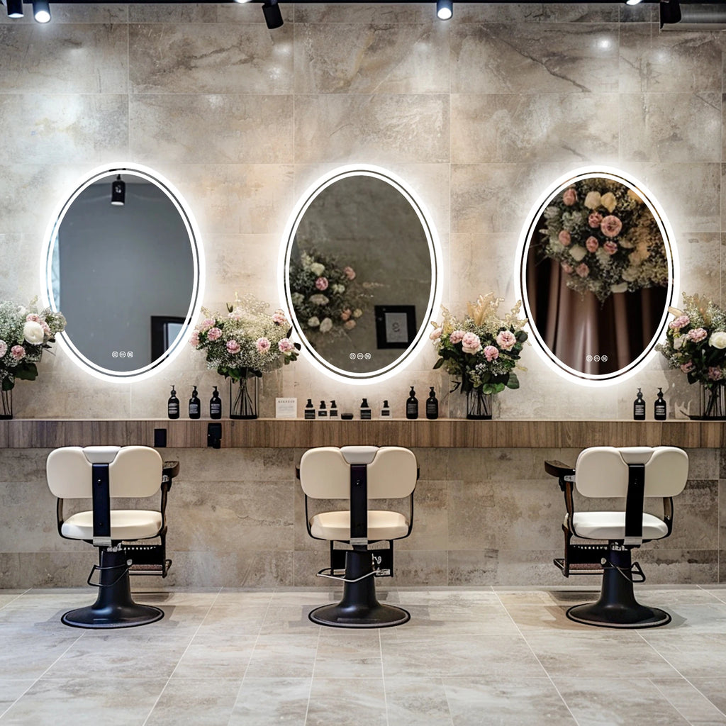 Ilse | Round Backlit Dimmable LED Bathroom Mirror