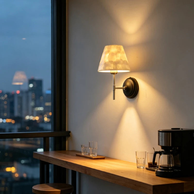 Portia | Shell Wall Sconce