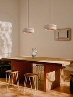 Ámbar | Natural Travertine Pendant Light