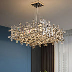 Frost | Chrome Crystal Chandelier