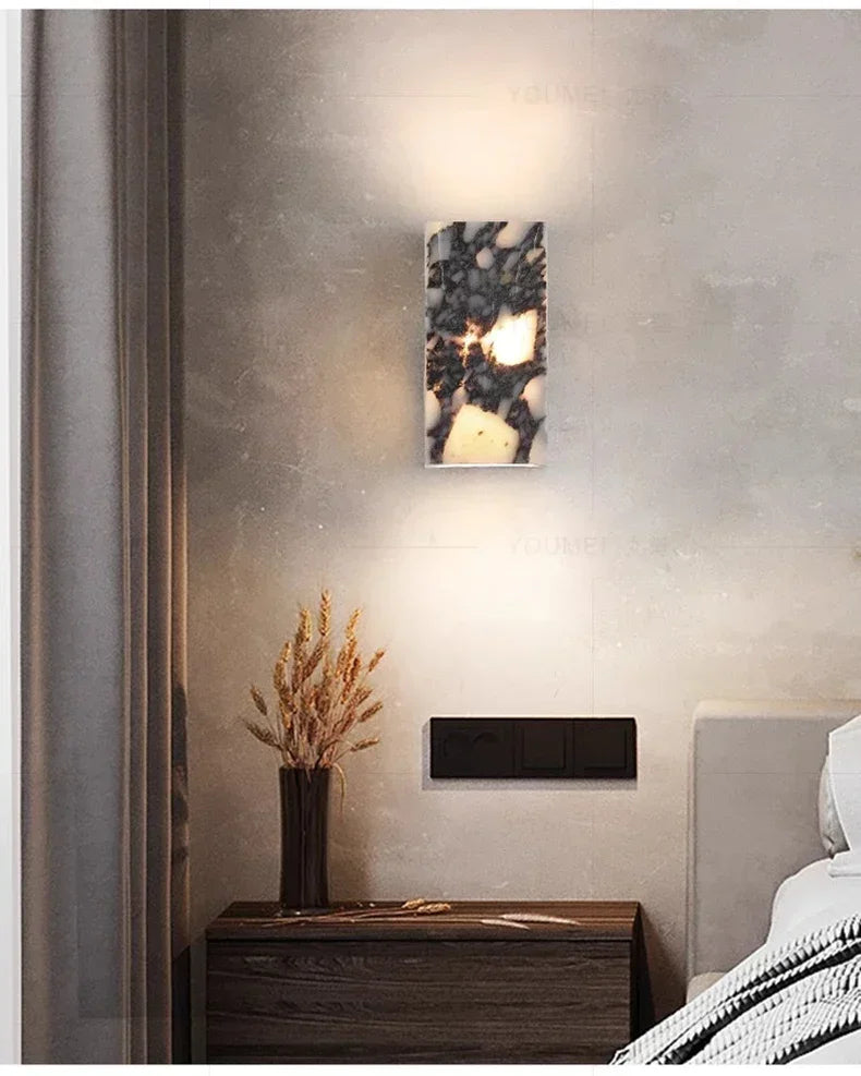 Persephone | Purple Italian Marble Wall Light