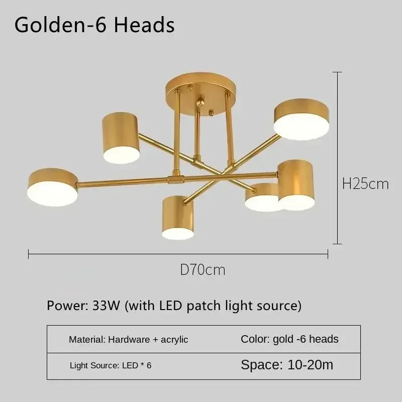 Nova | Multi-Head Chandelier