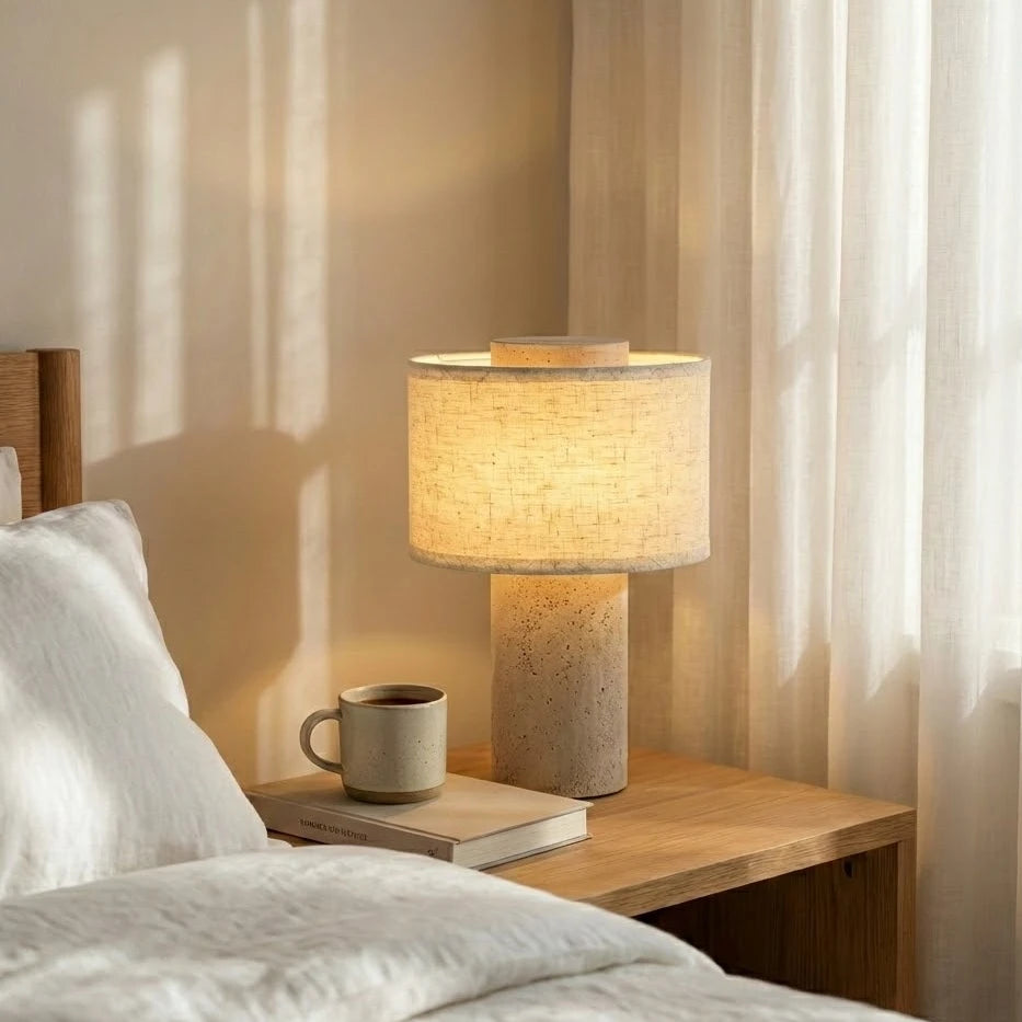 Duna | Travertine Desk Lamp