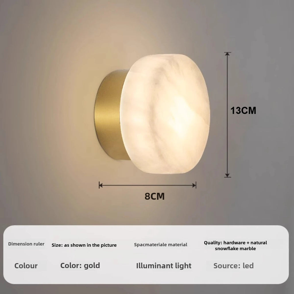 Camille | Natural Alabaster Wall Sconce
