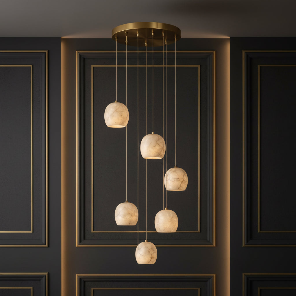 Ottavia | Marble Staircase Pendant Lamp