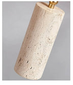 Cueva | Travertine Multi-Head Ceiling Spotlight