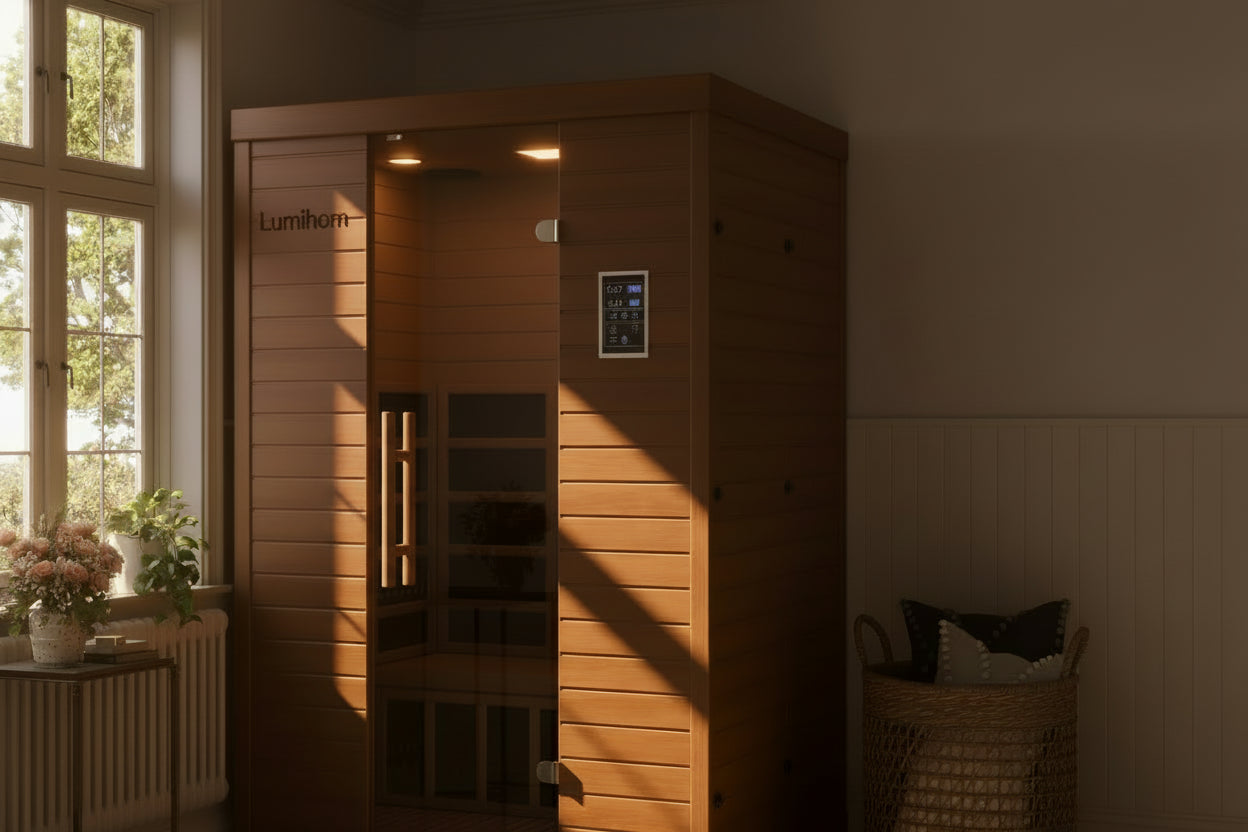 Premium Two-Person Indoor Infrared Sauna for Home Spa