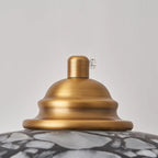Donatella | Black Spliced Marble Pendant