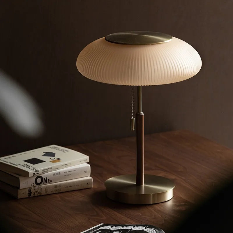 Cornelia | White Glass Table Lamp